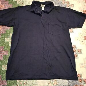 Anvil Dark Blue Polo Shirt